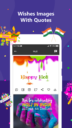 Festival Wishes - Daily Wishes Screenshot 3