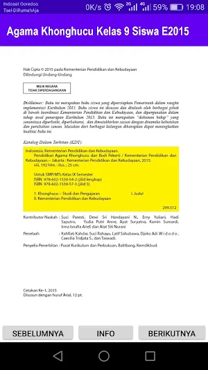 Agama Khonghucu Kelas 9 Siswa E2015 Screenshot 1