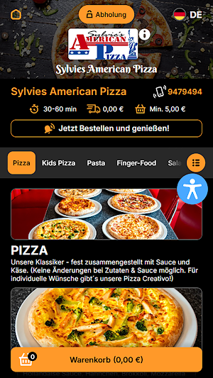 Sylvie´s American Pizza Screenshot 1
