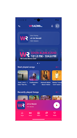 Wradio.be Screenshot 2