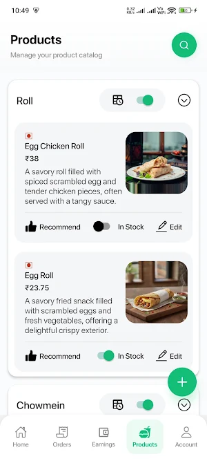 Delico Restaurant Partner Screenshot 1