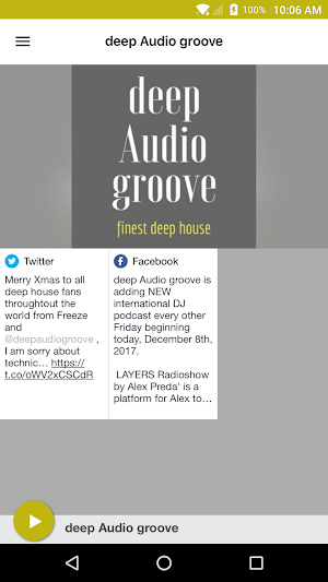 deep Audio groove | deep house Screenshot 0