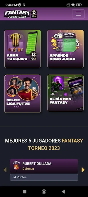 Fantasy FUTVE Screenshot 0