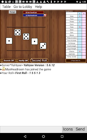 SHGYahtzee Screenshot 3