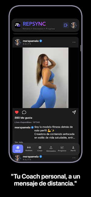 RepSync - Fitness Screenshot 1