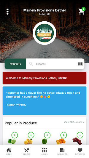 Mainely Provisions Bethel Screenshot 0