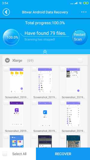 Bitwar Android Data Recovery Screenshot 1