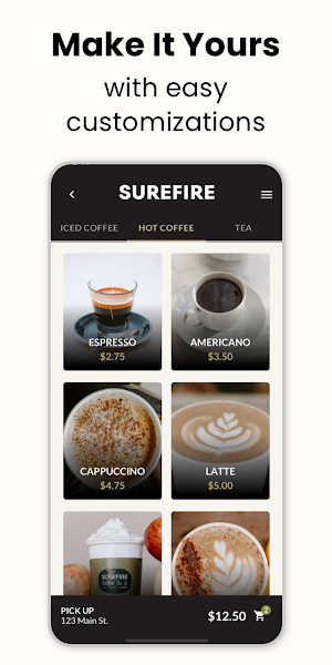 Surefire Coffee Screenshot 2