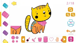Kids Drawing and Coloring Book Screenshot 1