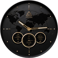 World Map Classic Watch Face