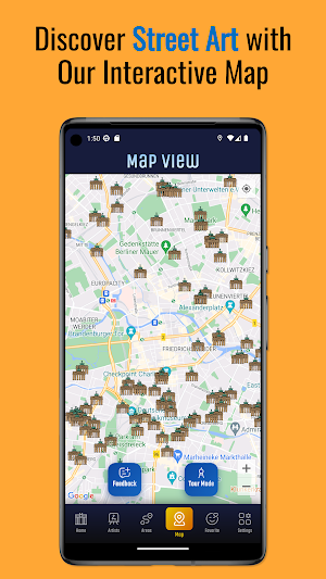 Berlin Art Walk - Murals & Map Screenshot 1