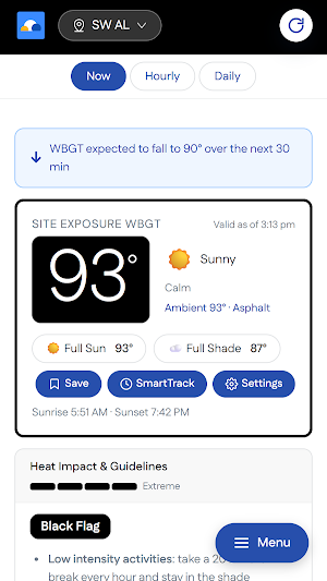 Klimo WBGT Screenshot 0