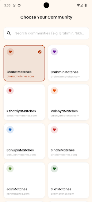BharatMatches: Private Match Screenshot 0