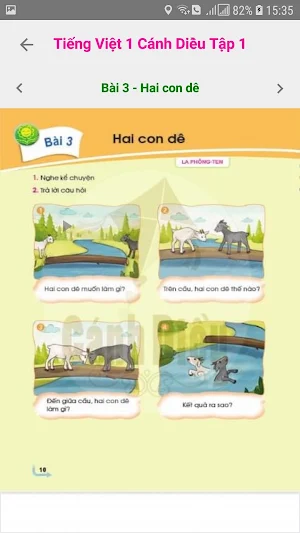 Tieng Viet Lop 1 Canh Dieu - Tap 1 Screenshot 2