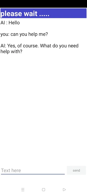 AI chat Screenshot 1