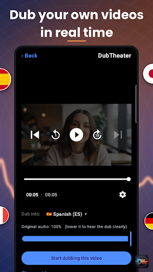 DubMog: AI Video Dubbing Screenshot 1