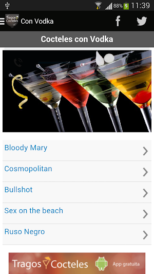 Tragos y Cocteles Screenshot 2