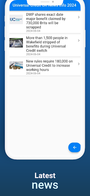 Universal Credit: News & Info Screenshot 3