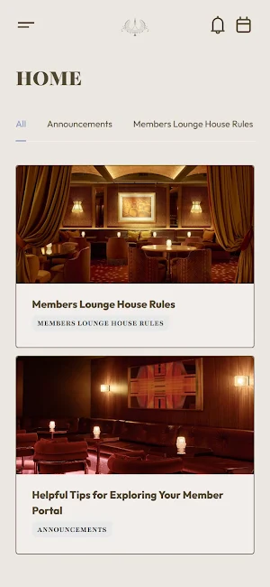 Crane Club Members Lounge Screenshot 1