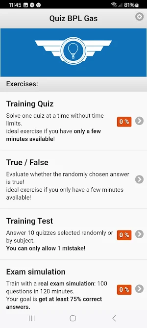 Quiz BPL Gas English Screenshot 0