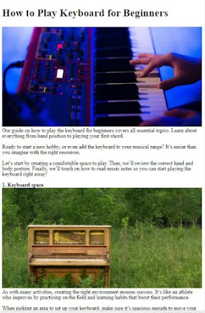 How to Play Piano Keyboard Screenshot 2