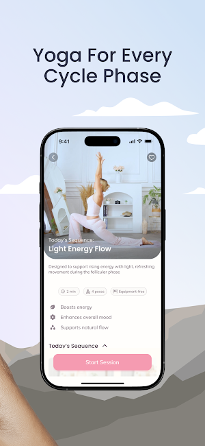 Period Tracker – Cycle Yoga Screenshot 2
