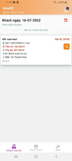 Đối tác - Timos Screenshot 2