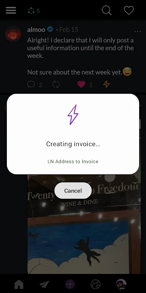 Lightning Address to Invoice Screenshot 1