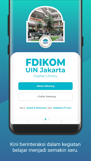 FDIKOM UIN Jakarta Library Screenshot 0
