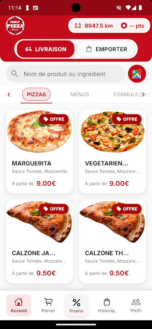 FAMILY PIZZA CHANTILLY Screenshot 0