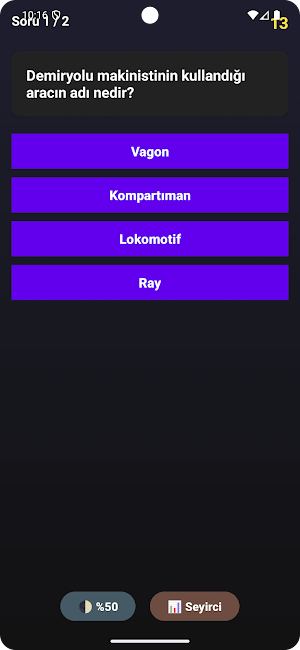 Demir Yolu Bilgi Yarışması Screenshot 1