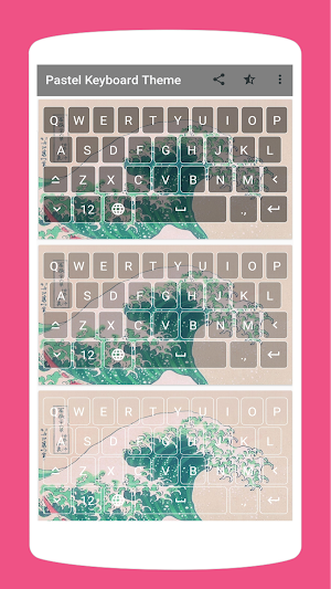 Pastel Keyboard Theme Screenshot 1