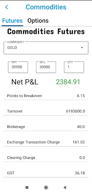 Bharat Brokerage Calculator Screenshot 1