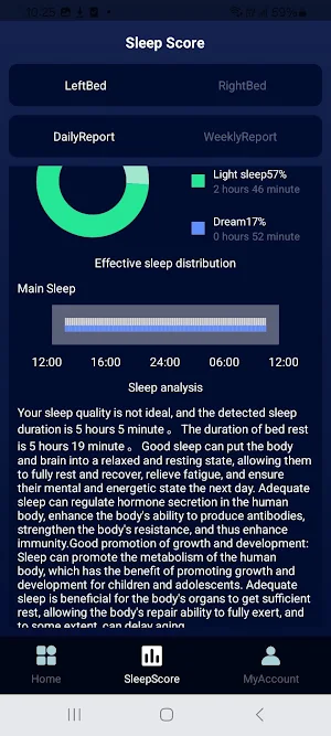 TSC SensAI Mattress Screenshot 2