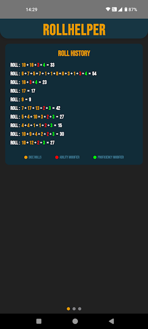 RollHelper Screenshot 1