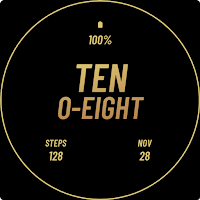 Beauty Sand Text Watch Face