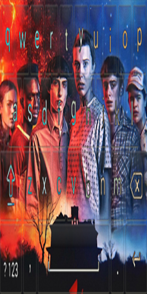 keyboard theme stranger things Screenshot 2