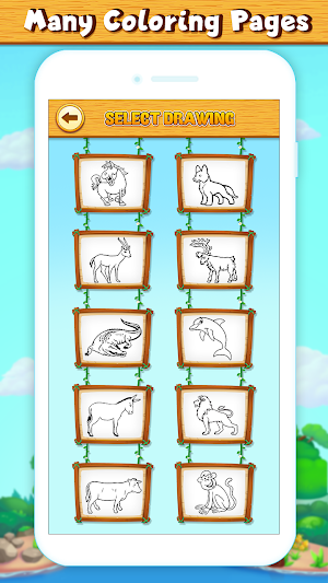 Animal Coloring Book & Drawing Screenshot 1