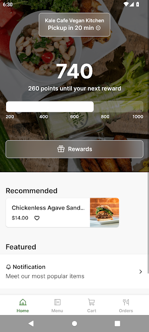 Kale Cafe Juice Bar Screenshot 0