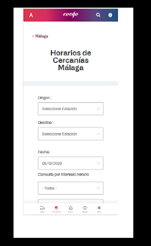 Transportes públicos Malaga Screenshot 2
