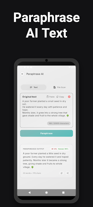 GPTZero : AI Detect & Humanize Screenshot 3