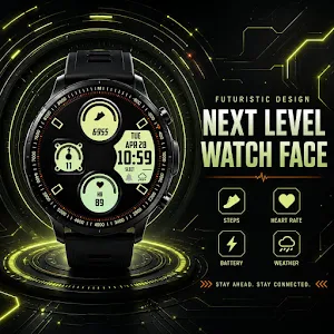 F7V5 - DIGITAL WATCH FACE Screenshot 3