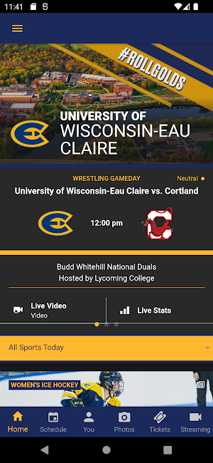 Blugold Sports Screenshot 0