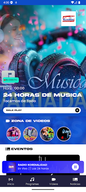 Radio Kordialidad Screenshot 1