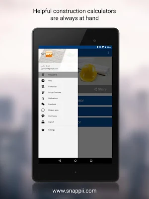 Construction Calculator Screenshot 0