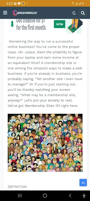make money online blog Screenshot 0