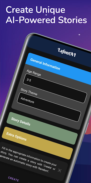 LafontAI - AI Story Generator Screenshot 0
