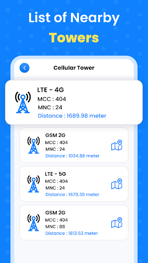 5G/4G Cell Tower Finder Screenshot 2