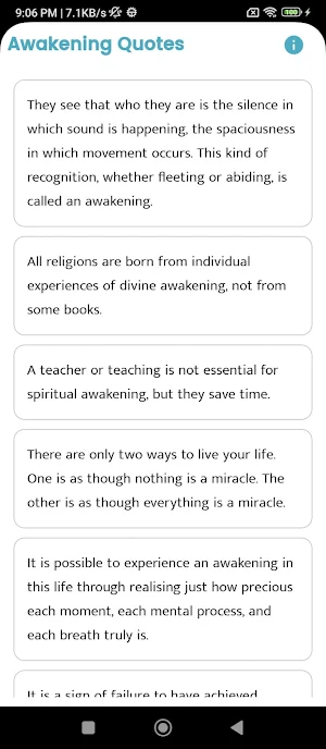 Awakening Quotes and Sayings Screenshot 0