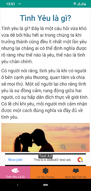 Lời Hay Ý Đẹp Dành Người Yêu Screenshot 1